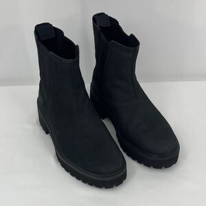 Timberland WOMENS Black Leather Boots SIZE 6